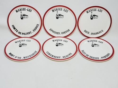 Lot assiettes à fromage - assiettes,