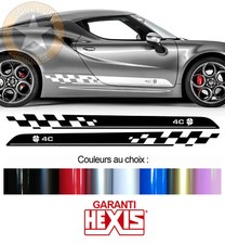 2 X BANDES BAS DE CAISSE POUR ALFA ROMEO 4C AUTOCOLLANT STICKER BD540-62