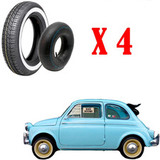 4 PNEUS + 4 CHAMBRES 125 R12