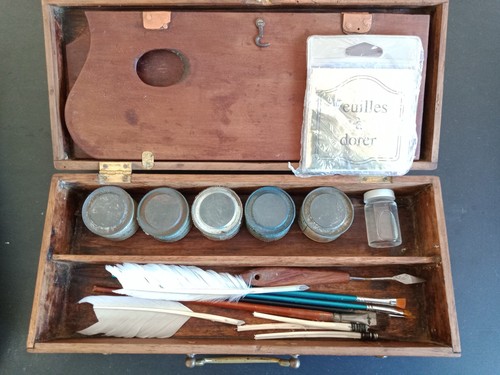 Ancienne boîte peintre - boîte, de
