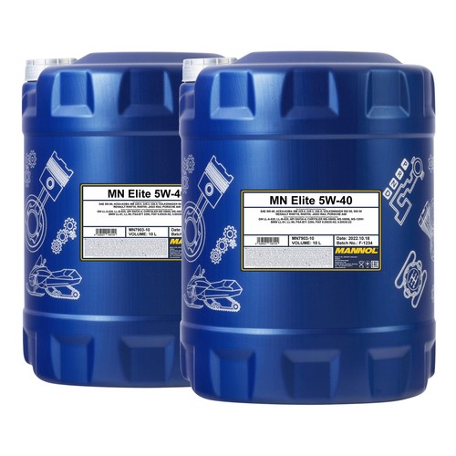 Litres mannol 5w 40 - 20,