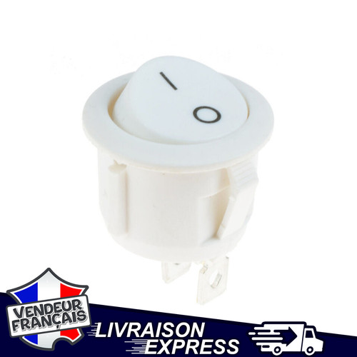 Interrupteur bascule blanc - interrupteur,