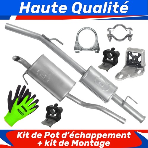 Kit pot échappement - pot, d'échappement