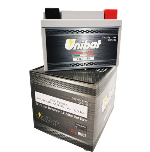 Batterie moto litio unibat - batterie,