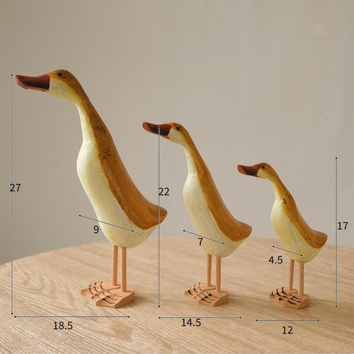 Lot statues canard en - de, de
