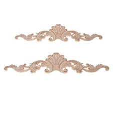 Non Peint Bois Chêne Sculpté