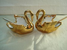 Paire de Salières Cygnes -