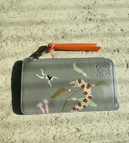 Porte cartes zippé loewe - porte-cartes,