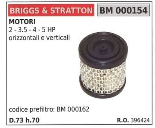 Filtre air briggs stratton - filtre,
