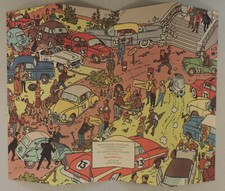 Carte de Voeux Herge 2013 fresque du Rallye de Moulinsart
