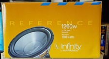 Infinity reference 1260w sub woofer driver car audio- NOS ! Free Shipping!