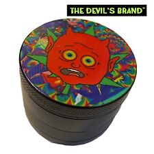 HERB GRINDER NEW AMAZING DESIGN 50MM. THE DEVILS BRAND AUTHENTIC PRODUCT