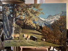 huile sur toile paysage