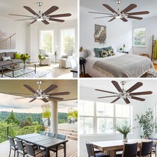 60in Ceiling Fan W/ Light and