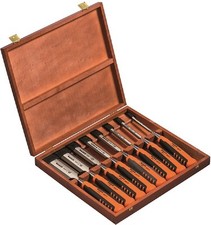 Coffret de 8 ciseaux à bois
