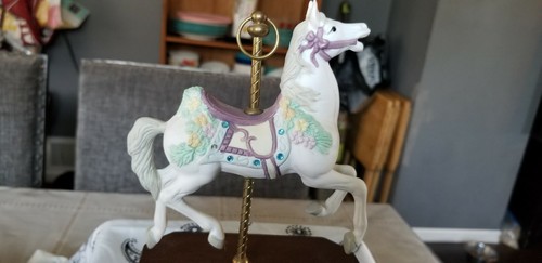 Vintage porcelain carousel - vintage,