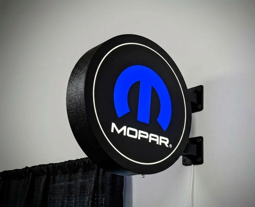 Enseigne lumineuse mopar led - enseigne,