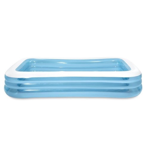 Piscine rectangulaire givrée