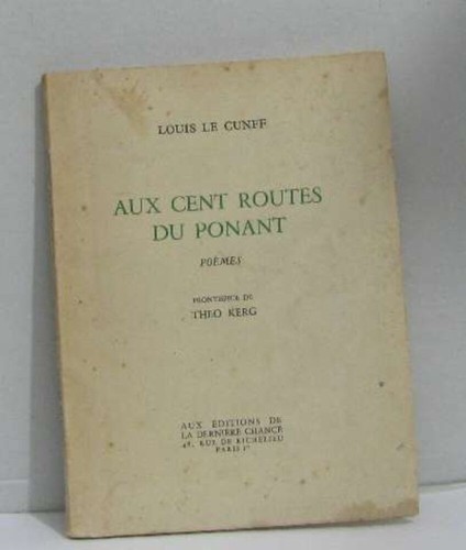 Aux cent routes ponant le - routes, du