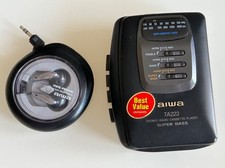Aiwa HS-TA223 Stereo Radio Cassette Player + Headphones