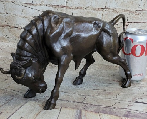 Statue bronze taureau - bronze, de