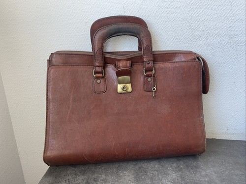 Ancien cartable porte document - cartable,