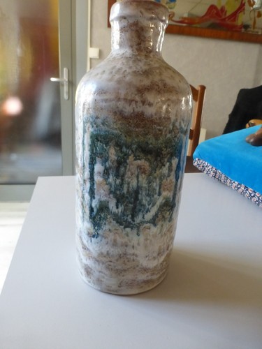 Bouteille vase terre - bouteille,