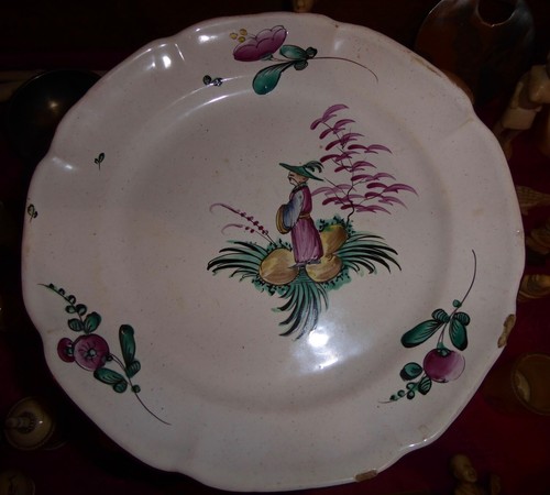 Ancienne assiette faïence - , de