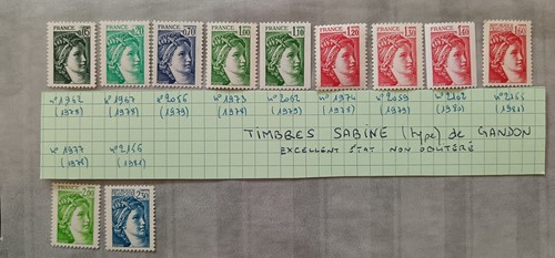 Lot timbres neuf - lot,