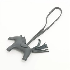 Hermès Rodeo Charm PM W engraving: 2024 Charm Agneau Milo Ardoise