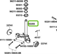 ÉTAGÈRE AVEC TIGE DE SELLE
