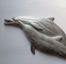 Couple Dauphins décoration