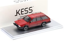 Modèle Kess 1:43 VW Passat B2 Variant GT 2.0i SYNCRO 1985 Rouge Tornado