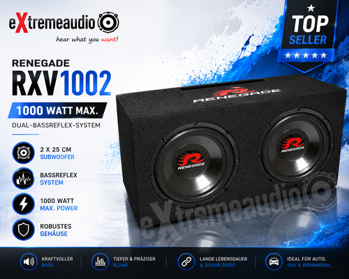 Subwoofer renegade rxv1002 - rxv1002, x