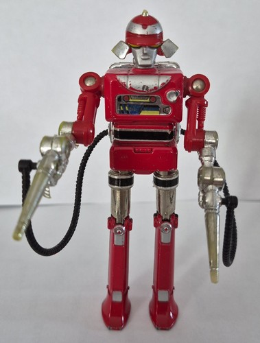 Figurine métal robot pompier - figurine,