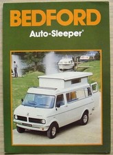 BEDFORD CF AUTO-SLEEPER Caravan Sales Brochure Oct 1979 #B1889/10/79