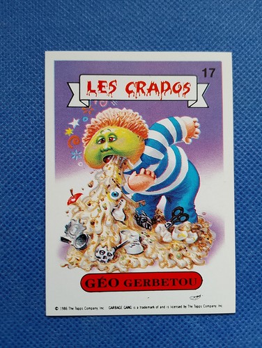 Les crados carte numéro 17 - crados,