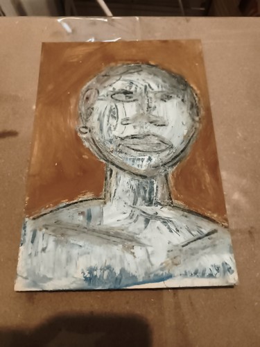 Portrait art brut - portrait,
