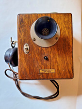 Antique Western Electric Interphone Model 327U, Wood Case - Approx 1912