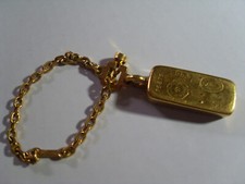 mini "lingot d'or"-porte clé