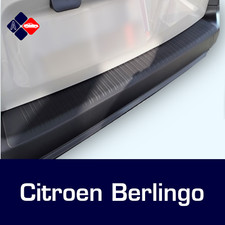 Citroen Berlingo Mk 3(18-24)NEW BLACK REAR GUARD BUMPER SCRATCH COVER PROTECTOR