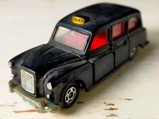 Voiture vintage Tomica Toys Austin Taxi Cab England 1978 F56 1:67 noire du Japon