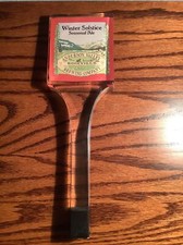 Vintage Anderson Valley Winter Solstice Ale 10.5" Draft Beer Keg Bar Tap Handle
