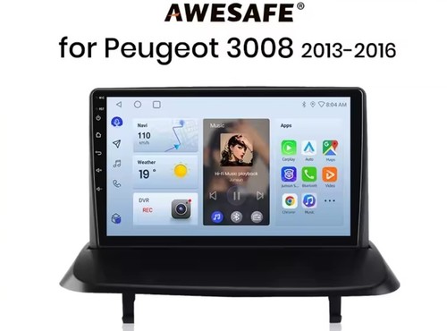 Radio din pour peugeot - radio, 3008