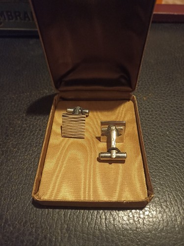 Boutons manchette argent - de,