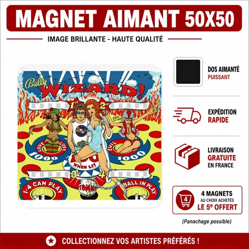 Magnet wizard bally pinball - ,