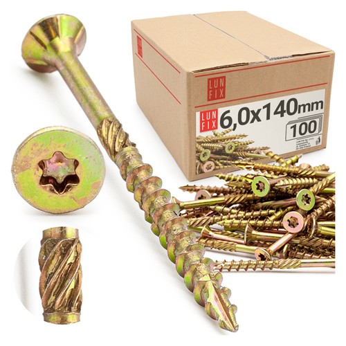 Vis bois torx x - x, mm