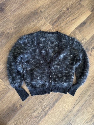 Vintage mohair blend cardigan - vintage,