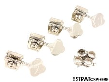 Fender Squier Telecaster Bass TUNERS, Bass Guitar Parts Nickel