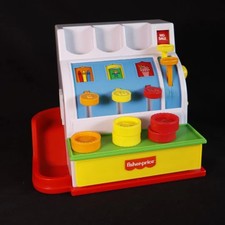 Caisse enregistreuse Fisher Price, avec 5 pièces, modèle n° 926, magasin de...